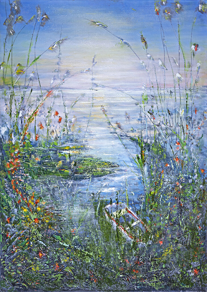 LA MELODIA DELL'ALBA 2026-17 Olio su tela cm 50 x 70