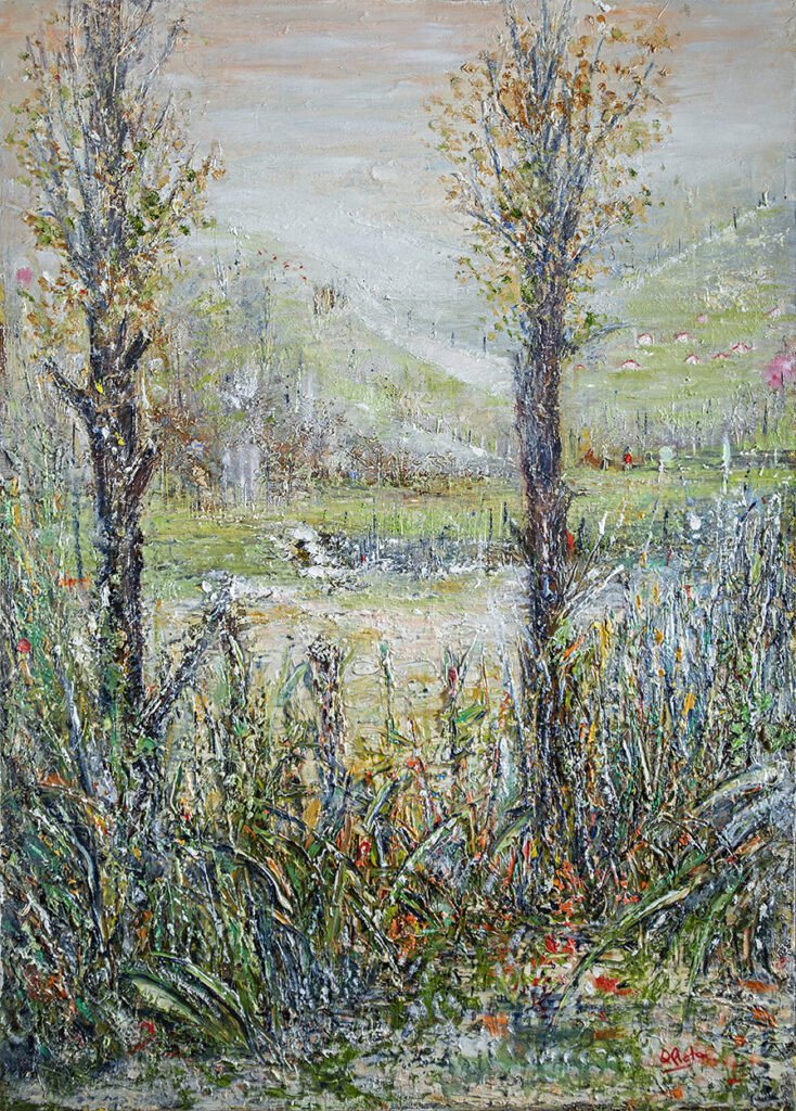 SENTINELLE 2026-19 Olio su tela CM 50 X 70